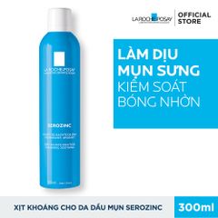 Xịt Khoáng La Roche Posay Serozinc Cho Da Dầu Mụn