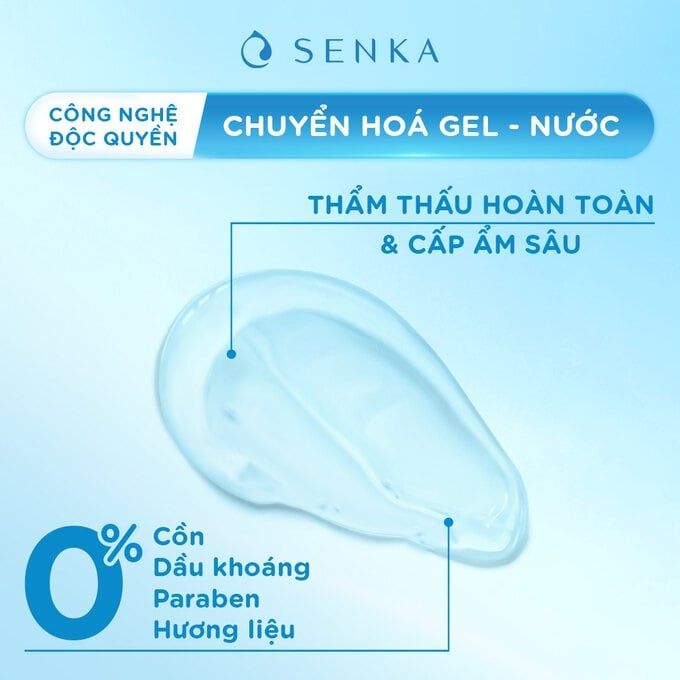 Kem Dưỡng Cấp Ẩm Chuyên Sâu Dạng Gel Senka Deep Moist Gel Cream 50g