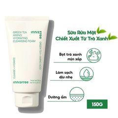 Sữa Rửa Mặt Trà Xanh Innisfree Green Tea Amino Hydrating Cleansing Foam 150g