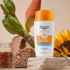 Chống nắng dạng sữa cho da nhạy cảm Eucerin Hydro Protect Ultra Light Fluid SPF 50+ 50ml