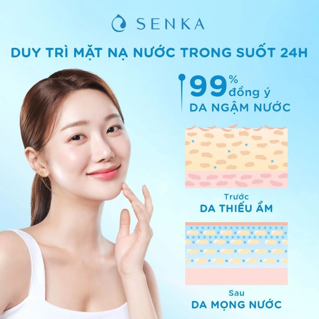 Kem Dưỡng Cấp Ẩm Chuyên Sâu Dạng Gel Senka Deep Moist Gel Cream 50g