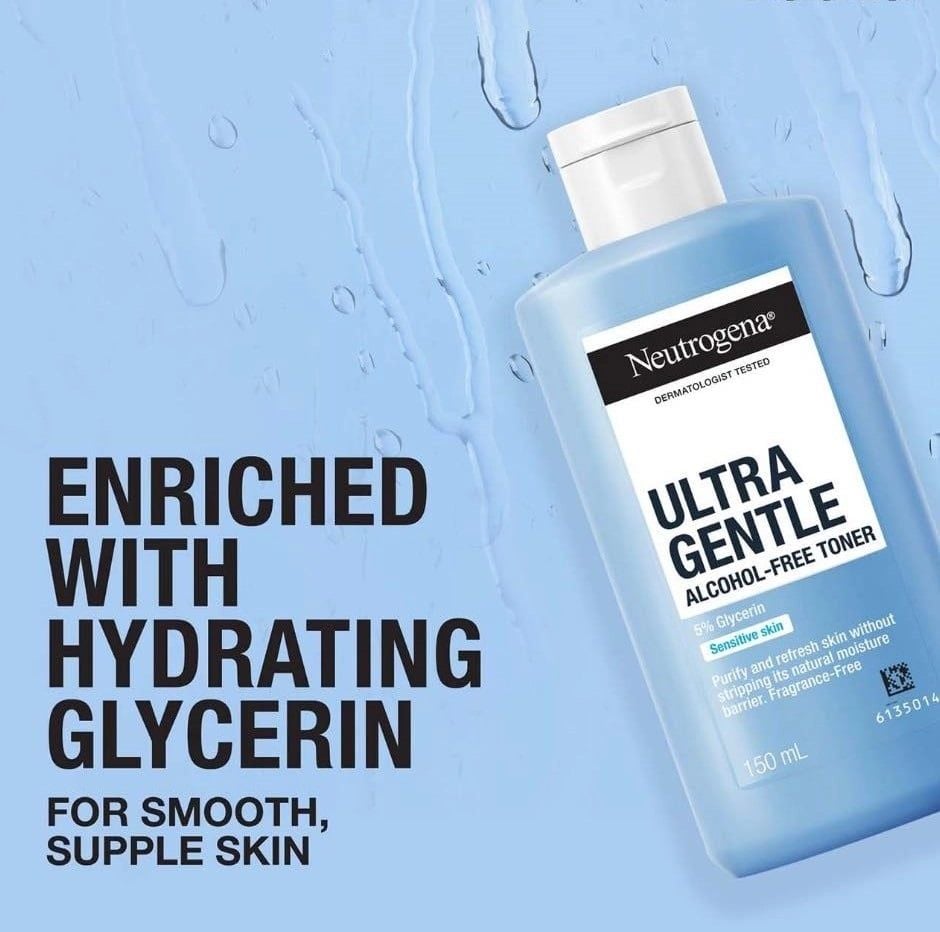 Nước hoa hồng không chứa cồn Neutrogena Alcohol Free Toner 150ml