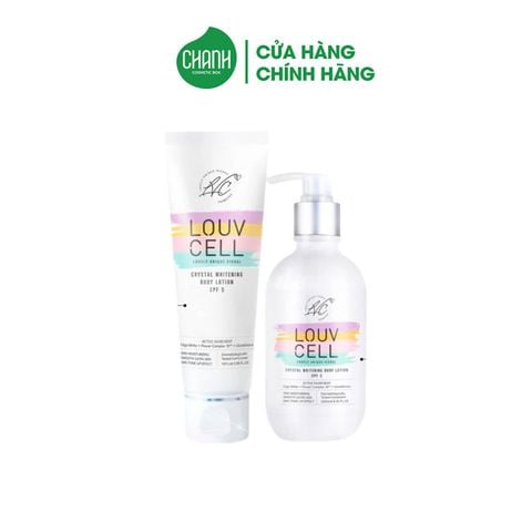 Kem dưỡng ẩm trắng da body Louv Cell Crystal Whitening Body Lotion 120ml / 250ml