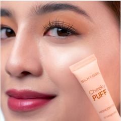 Phấn bắt sáng dạng kem Silkygirl Cheeky Puff Highlighter 01