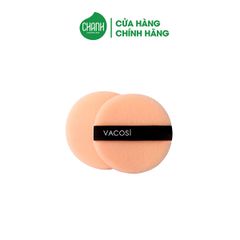 Bông Phấn Khô Tròn Vacosi 2 Cái BP01