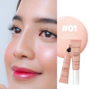 Phấn bắt sáng dạng kem Silkygirl Cheeky Puff Highlighter 01
