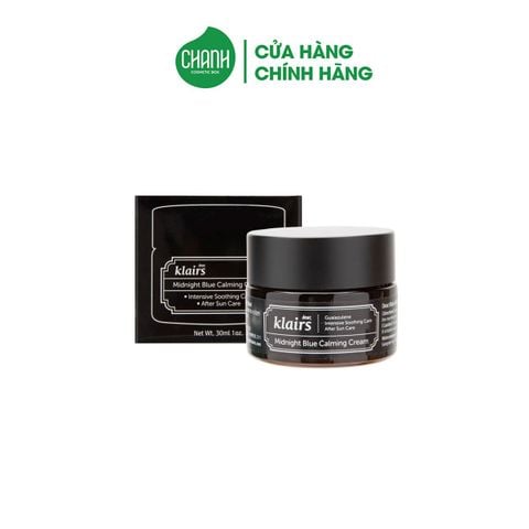 Kem Dưỡng Dear Klairs Làm Dịu Và Phục Hồi Da Midnight Blue Calming Cream 30ml