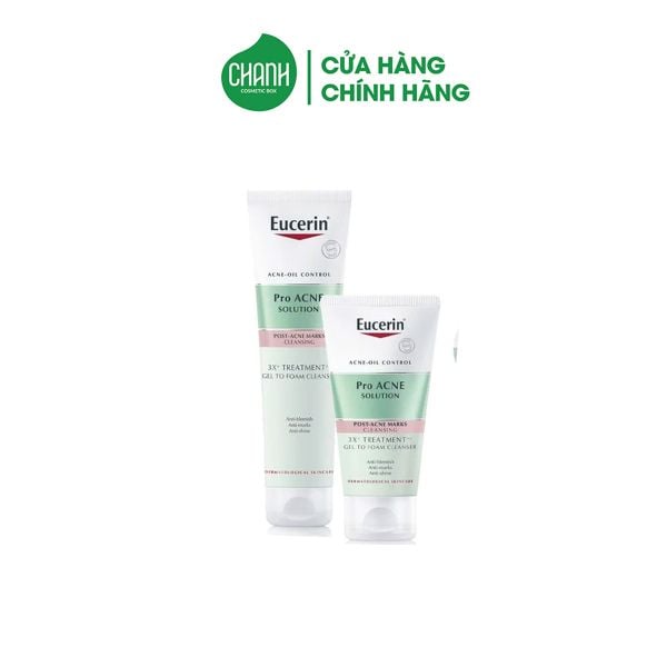 Gel Rửa Mặt Eucerin Treatment Gel To Foam Cleanser