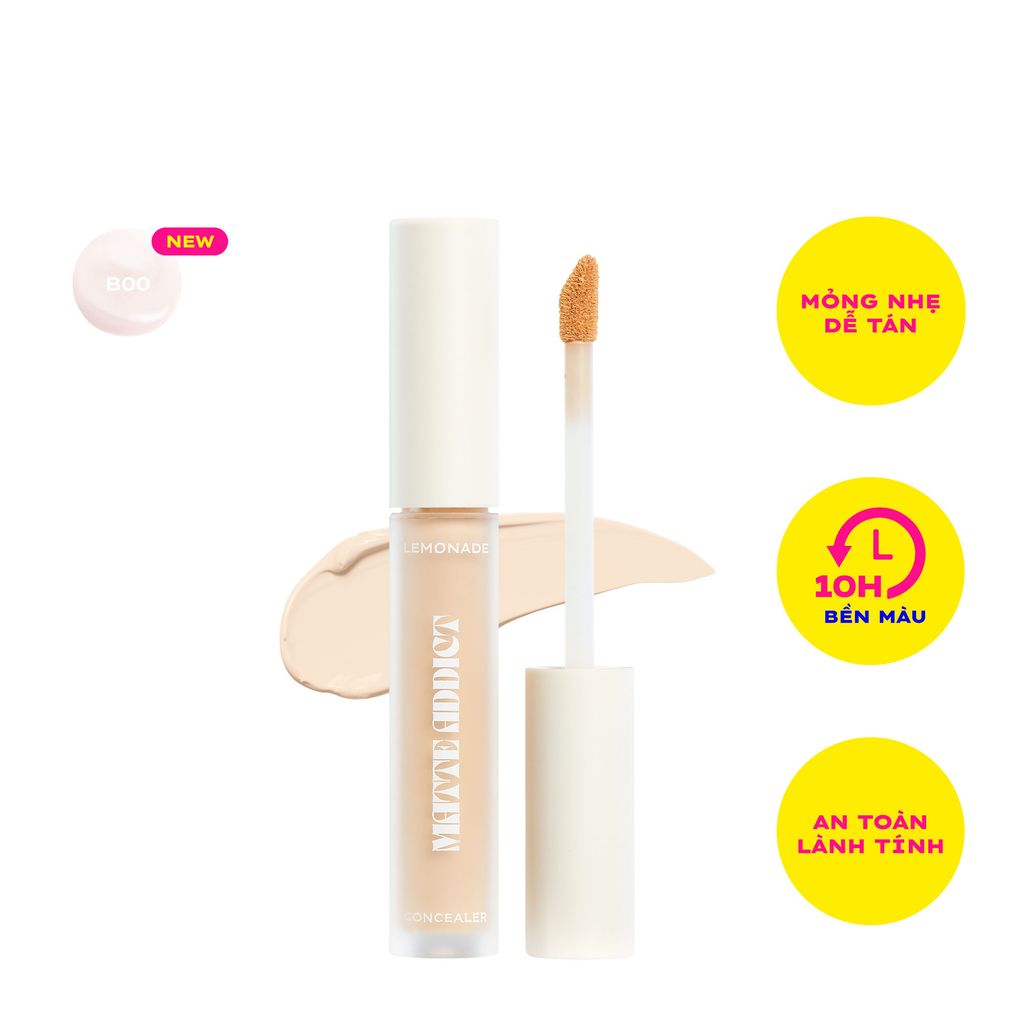 Lemonade Che khuyết điểm Matte Addict Concealer
