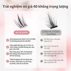 Lông Mi Giả Tách Sợi Hướng Dương Cho Mắt To Tự Nhiên Mlen Diary