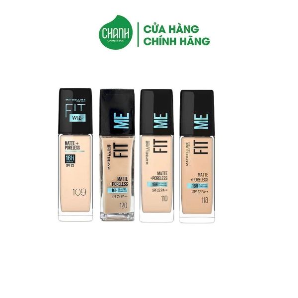Kem nền Maybelline Fit me matte poreless