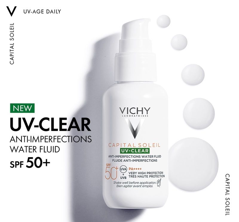 Kem chống nắng dành cho da dầu mụn Vichy UV-Clear Anti-Imperfections 50ml