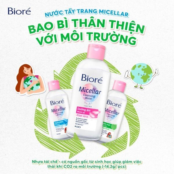 Nước Tẩy Trang Biore Perfect Cleansing Water Oil Clear