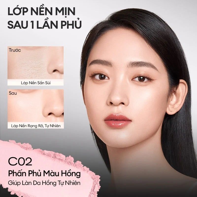 Phấn phủ dạng bột Colorkey Lasting Naturally - Occurring