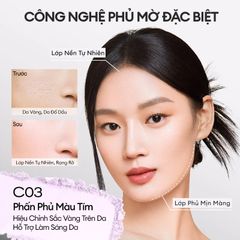Phấn phủ dạng bột Colorkey Lasting Naturally - Occurring