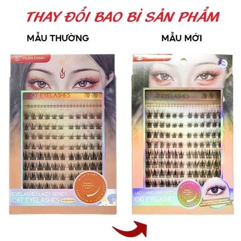 Lông Mi Giả Mắt Cáo Siêu Nhẹ Cho Đôi Mắt Sắc Sảo, Tự Nhiên Mlen Diary