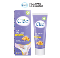 Combo Kem tẩy lông Cleo viền bikini 50g+ tẩy TBC cà phê