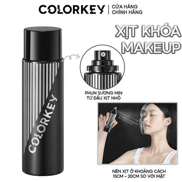 Xịt Khóa Makeup Colorkey Airy Soft Matte Spray 100ml
