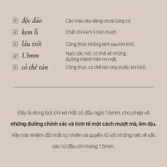 Chì Kẻ Mắt Lâu Trôi Thuần Chay Dinto One By One Eye Pencil