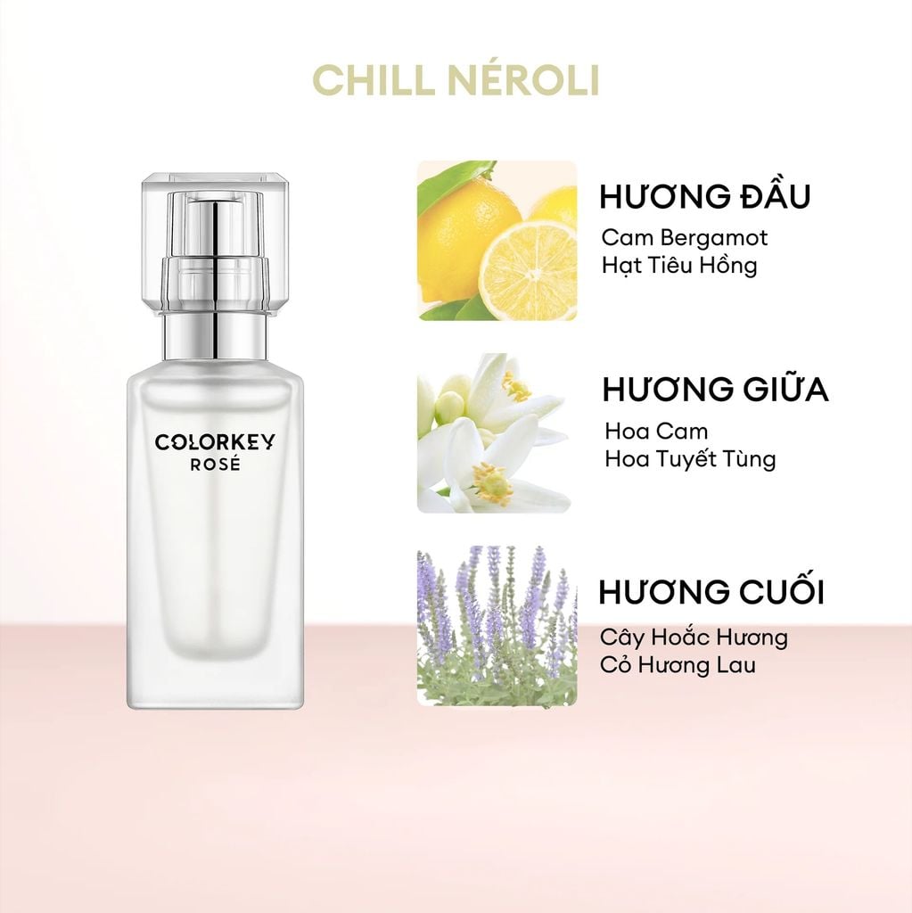 Nước hoa Colorkey rosé rosé crush perfume