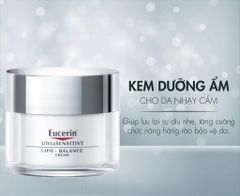 Kem Dưỡng Ẩm Cho Da Khô Và Nhạy Cảm Eucerin Lipo Balance 50ml