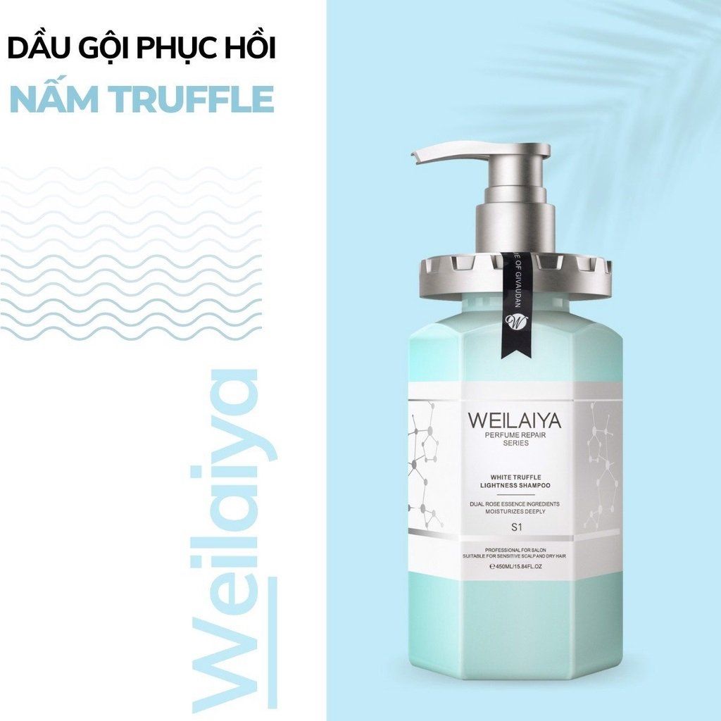 Dầu gội thảo dược Weilaiya phục hồi đa tầng Nấm Truffle 450ml