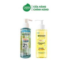 Sữa Rửa Mặt 3 Trong 1 Giảm Mụn, Dưỡng Sáng Da Garnier Bright Complete 3-in-1