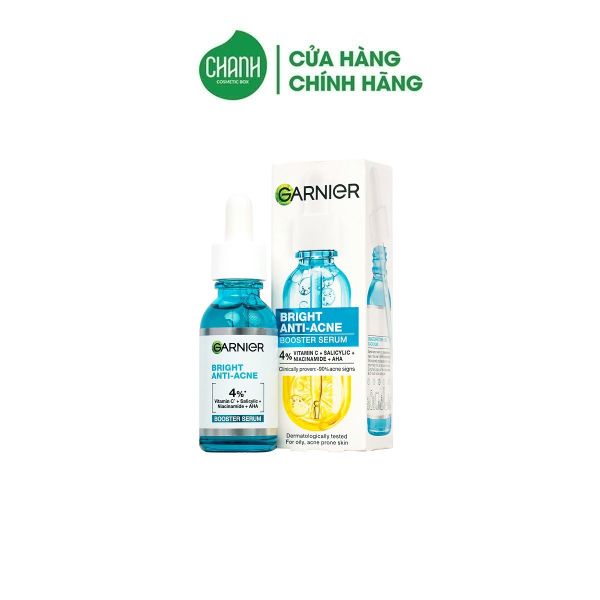 Tinh Chất Cho Da Dầu Mụn Garnier Bright Complete Anti-Acnes Booster Serum