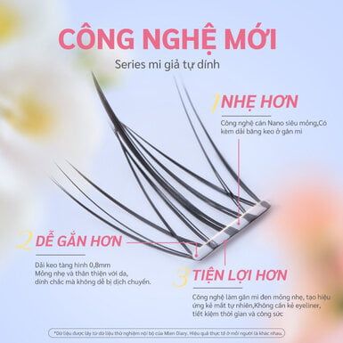 Mi giả Mlen Diary mi tự dính
