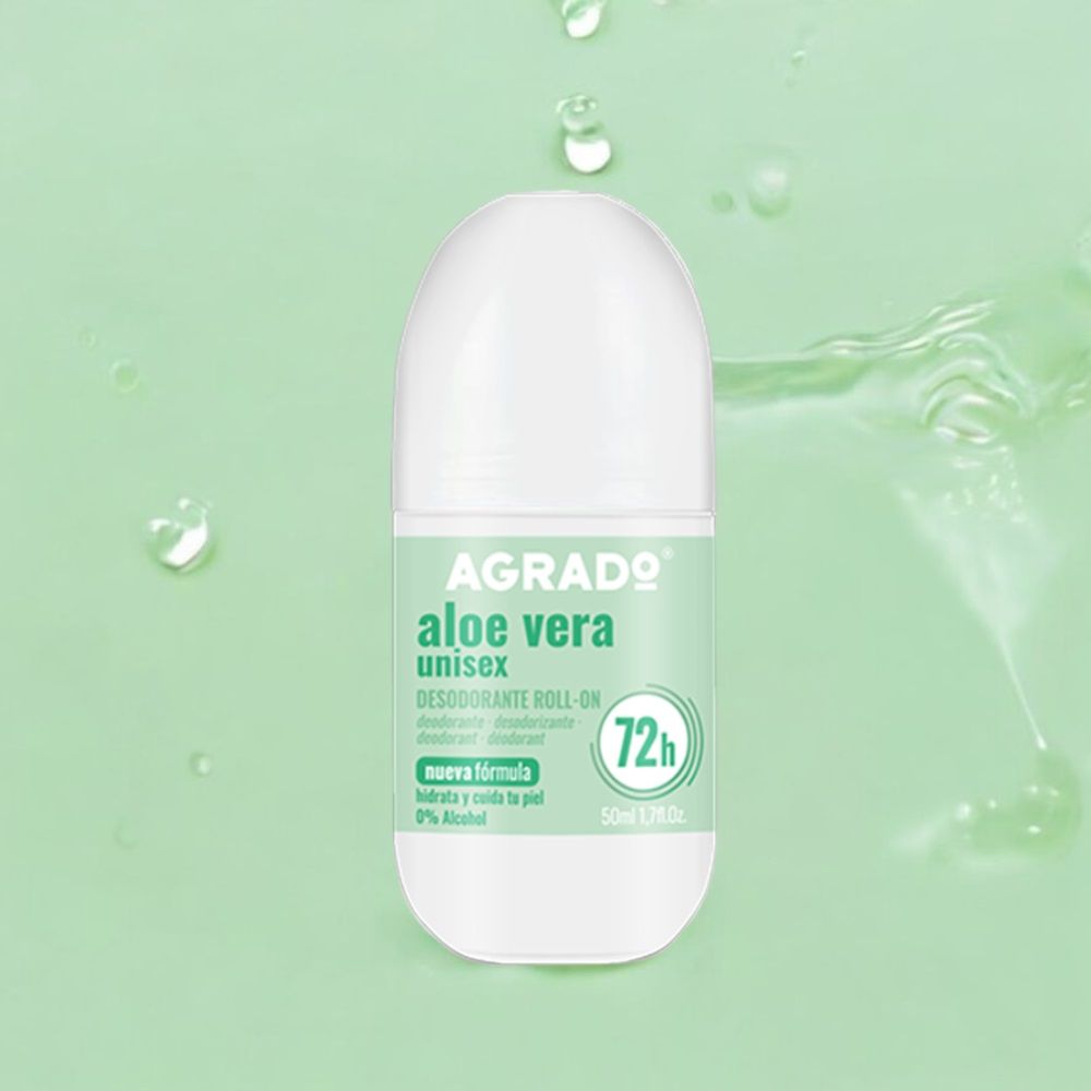 Lăn khử mùi Agrado lô hội unisex 50ml