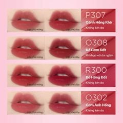 Son Kem Lì Siêu Mịn Môi Colorkey Soft Matte Water Tint Lipstick Ice Cream