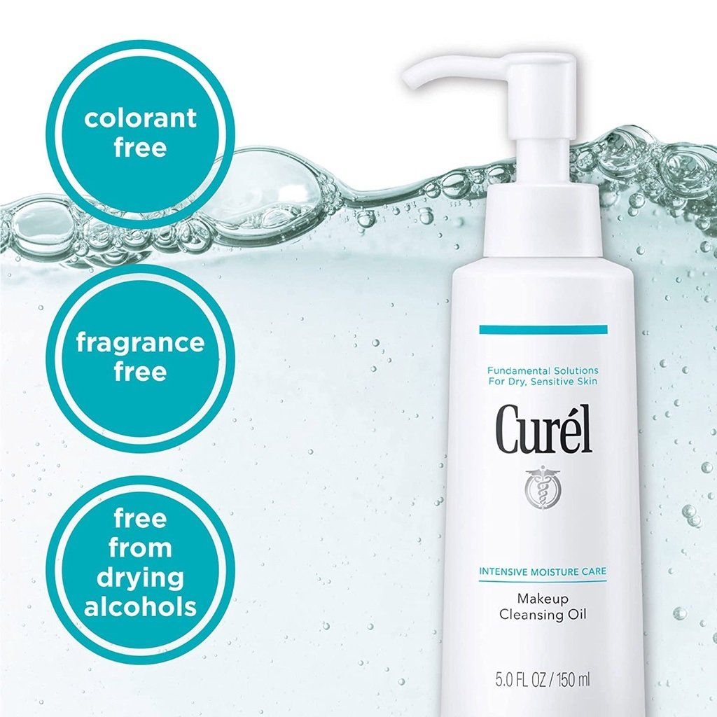 Dầu Tẩy Trang Curél Cấp Ẩm Chuyên Sâu Intensive Moisture Care Makeup Cleansing Oil 150ml