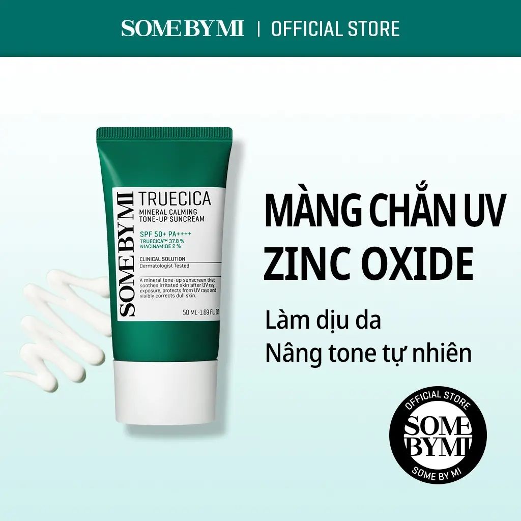 Kem chống nắng Some By Mi Truecica Mineral Calming Tone Up Suncream SPF50 PA++++ (Mẫu mới)