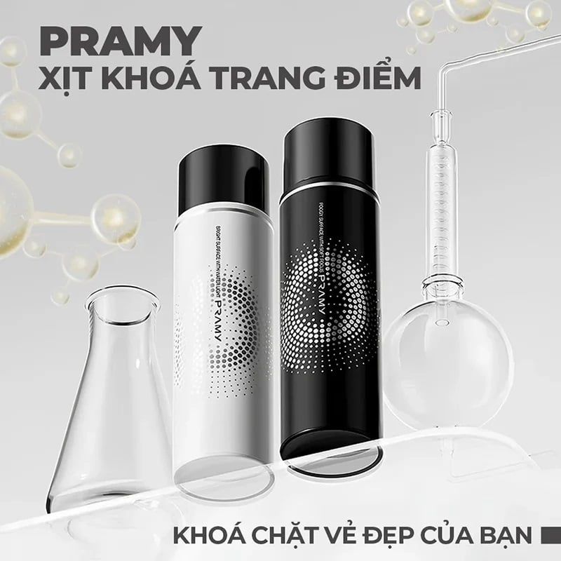 Xịt Khóa Nền Cố Định Trang Điểm Pramy Setting Spray Finish