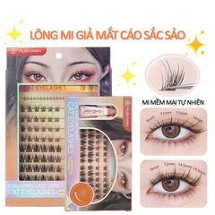 Lông Mi Giả Mắt Cáo Siêu Nhẹ Cho Đôi Mắt Sắc Sảo, Tự Nhiên Mlen Diary