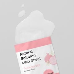 Mặt nạ giấy chiết xuất Lựu đỏ Freska Natural Solution Mask Sheet – Pomegranate 25ml