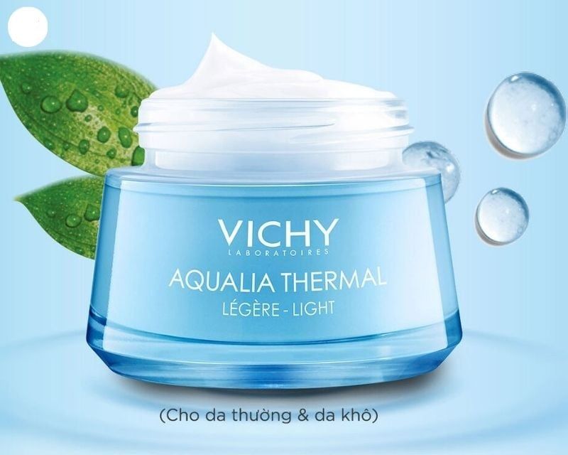 Kem dưỡng ẩm da khô Vichy aqualia thermal cream light 50ml