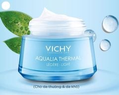 Kem dưỡng ẩm da khô Vichy aqualia thermal cream light 50ml