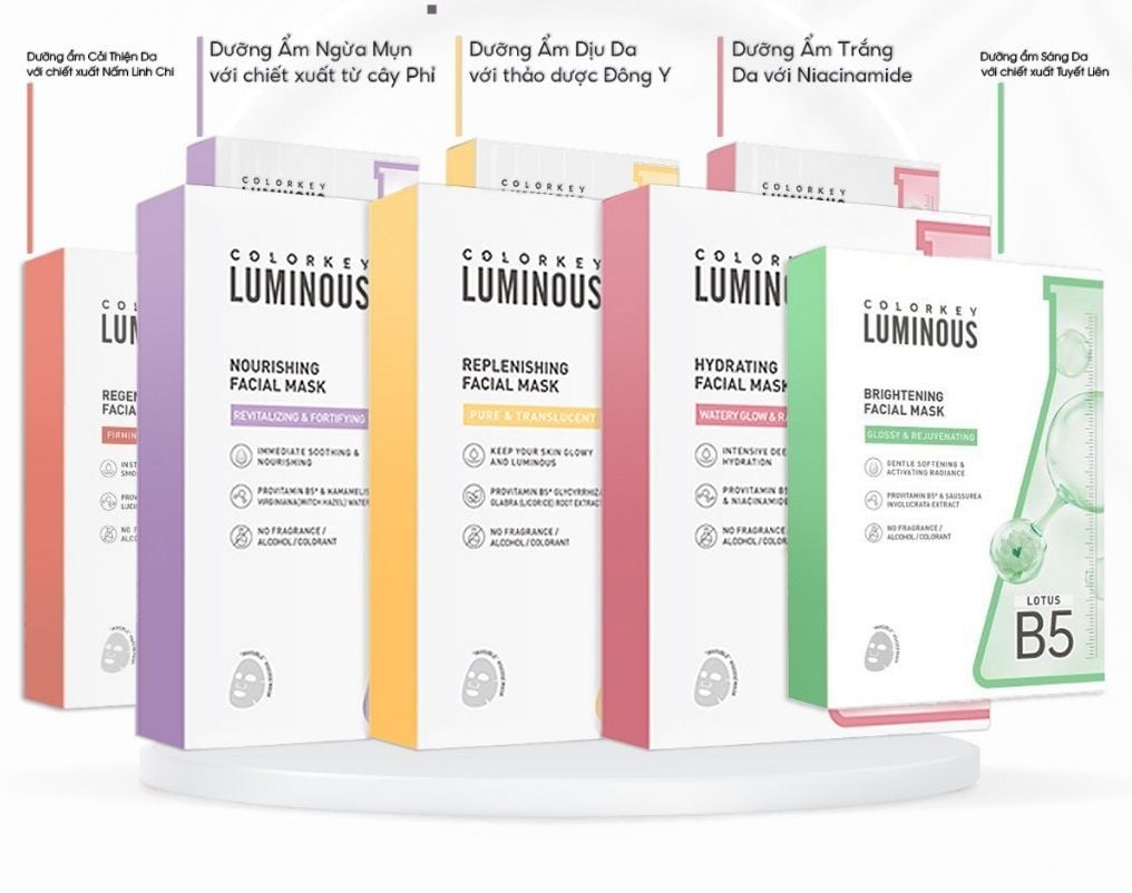 Mặt Nạ Colorkey Luminous B5 Facial Mask 25ml
