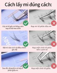 Nhíp gắp mi Mlen Diary màu hồng