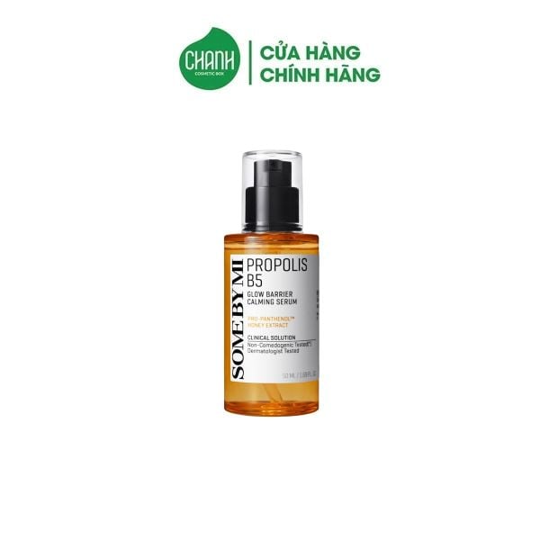 Tinh Chất Dưỡng Ẩm, Làm Dịu Da Mụn Chiết Xuất Mật Ong Some By Mi Propolis B5 Glow Barrier Calming Serum 50ml