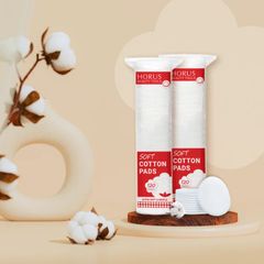 Bông tẩy trang Horus Soft Cotton Pads 120 miếng