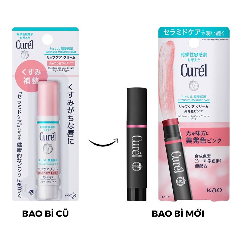Son Dưỡng Môi Curel Intensive Moisture Care Moisture Lip Care Cream 4.2g