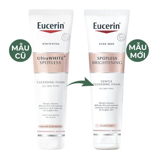Sửa Rửa Mặt Eucerin Dịu Nhẹ Làm Sáng Da Spotless Brightening Gentle