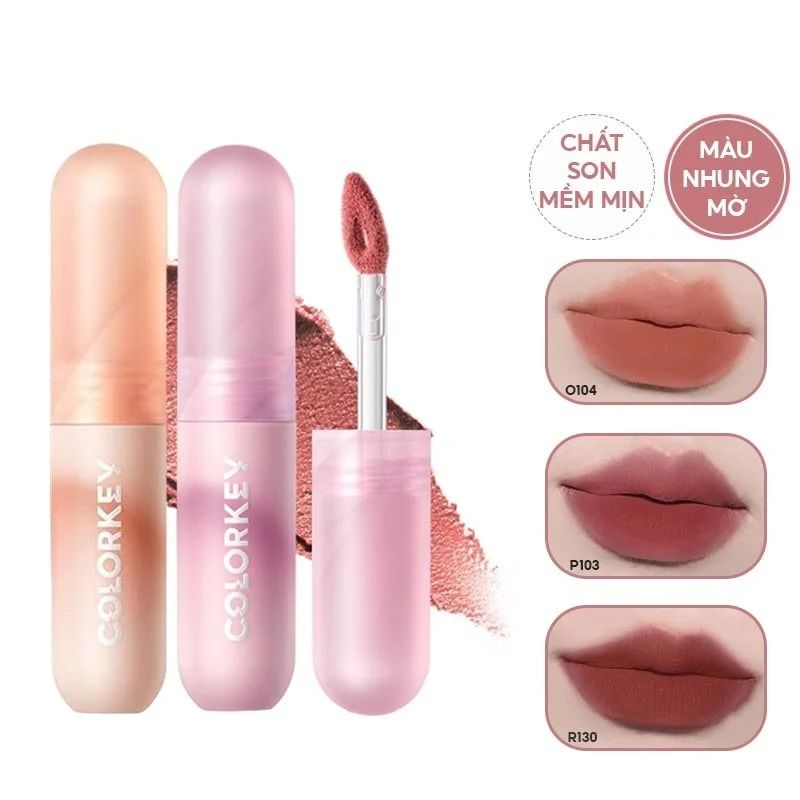Son Kem Bùn Colorkey Mousse Mud Matte