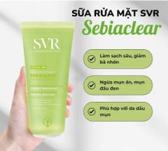 Gel Rửa Mặt dành cho da dầu mụn SVR Sebiaclear Gel Moussant