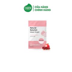 Mặt nạ giấy chiết xuất Lựu đỏ Freska Natural Solution Mask Sheet – Pomegranate 25ml