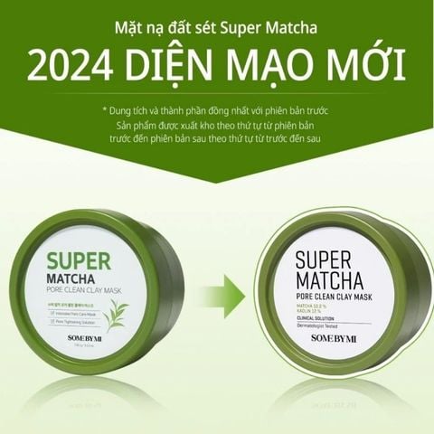 Mặt Nạ Đất Sét Some By Mi Super Matcha Pore Clean Clay Mask 100gr