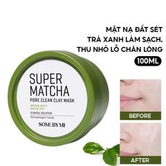 Mặt Nạ Đất Sét Some By Mi Super Matcha Pore Clean Clay Mask 100gr