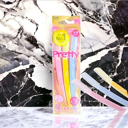 Set 3 Dao Cạo Lông Mặt KAI pretty da nhạy cảm